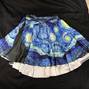 “A stary night” girls skirt